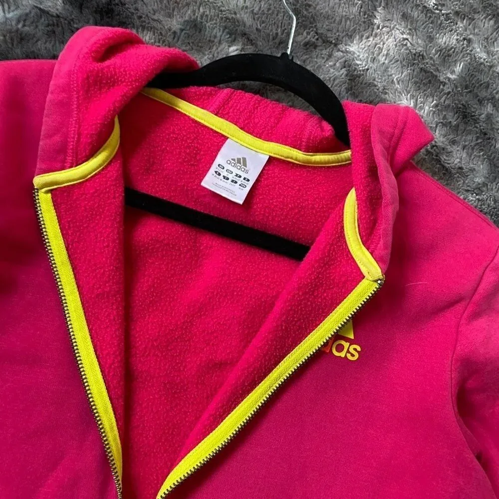 Adidas Neon Pink Track Jacket